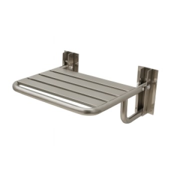 Banco p/ Banho Articulado Gradeado Inox 70x45cm - Construinox